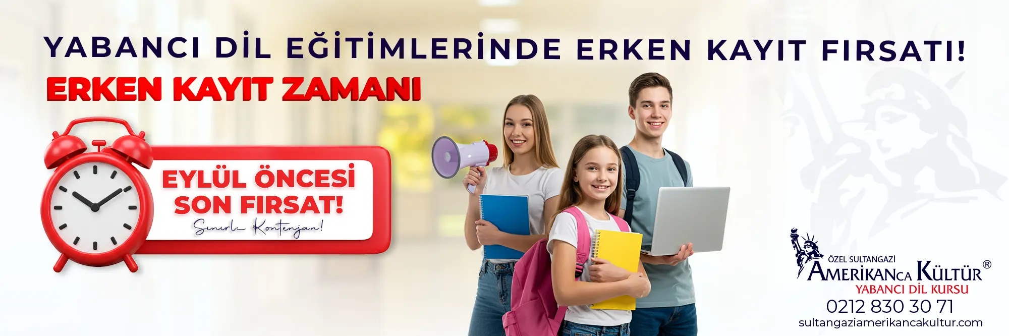 Yabancı Dil Eğitimlerinde Erken Kayıt Fırsatı