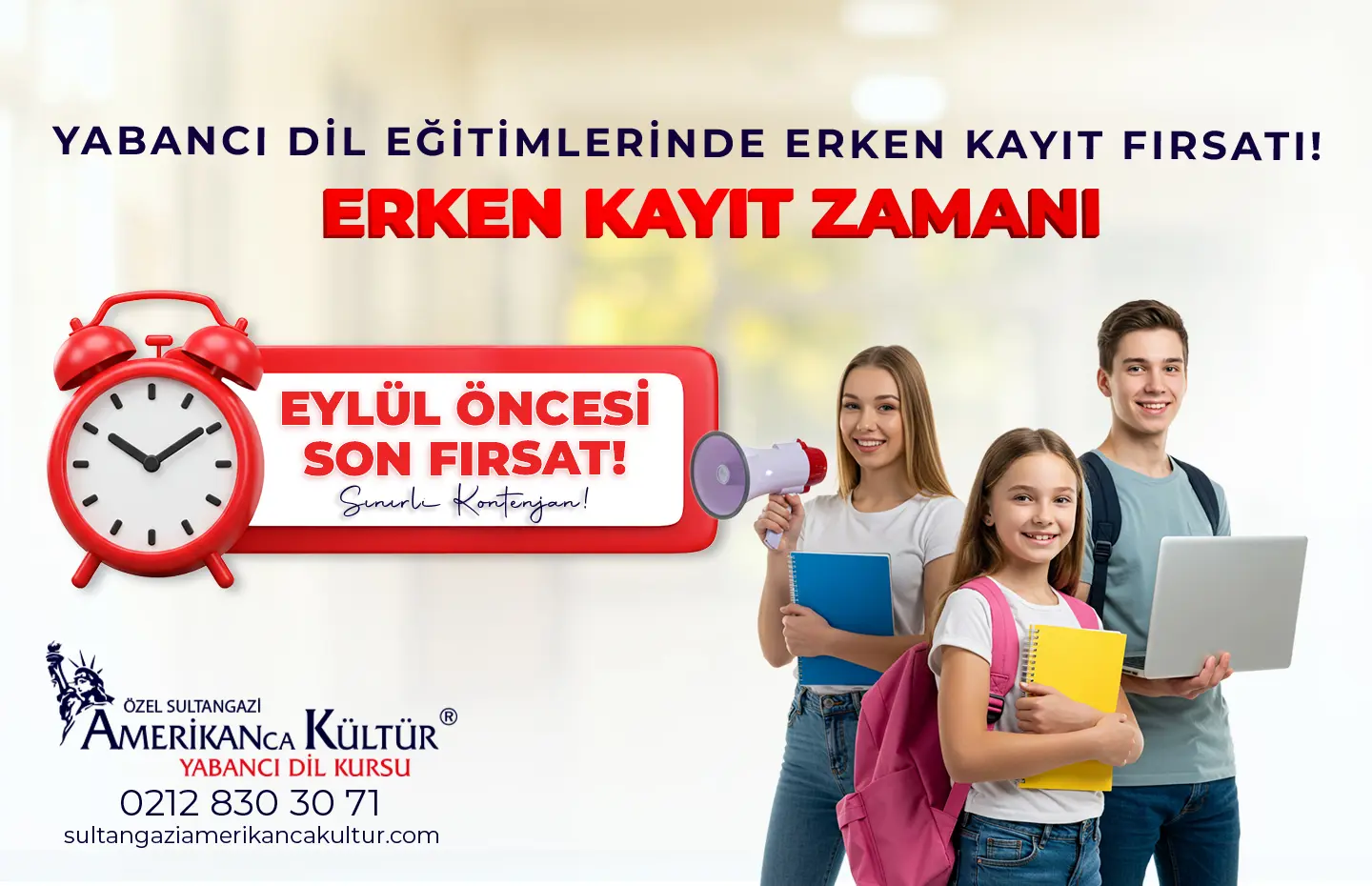 Yabancı Dil Eğitimlerinde Erken Kayıt Fırsatı